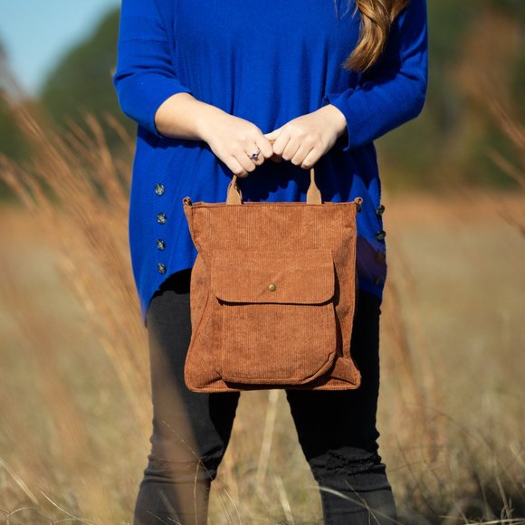 Corduroy Shoulder Bag - Picture 5 of 5